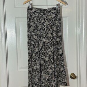 Floral Midi Skirt